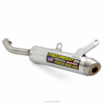 Yamaha YZ 250 (CG 17) [2004] - 304 2-Takter-Schalldämpfer, gebürstetes Aluminium