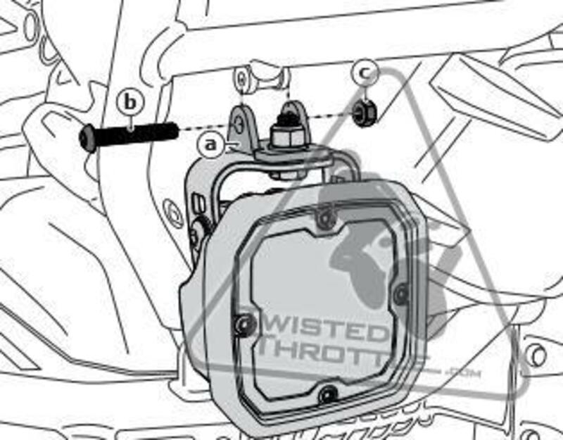 BMW R 1250 GS K50 [Denali] - support d'éclairage