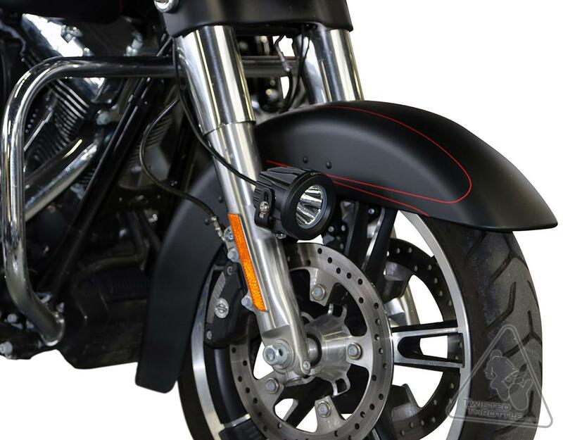 Harley Davidson Fxdwg [DENALI] - Beleuchtungs-Halterung Kotflügel Harley Davidson