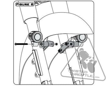 Honda Vt 750 C2 [DENALI] - Lighting bracket Honda Cruisers
