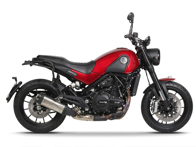 Benelli Leoncino 500 Trail [SHAD] - Système de fixation 3P (côté) - Benelli