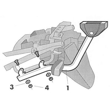 Suzuki Gsf 1200 Bandit Bandit S [SHAD] - Top Master Mounting Kit - Suzuki