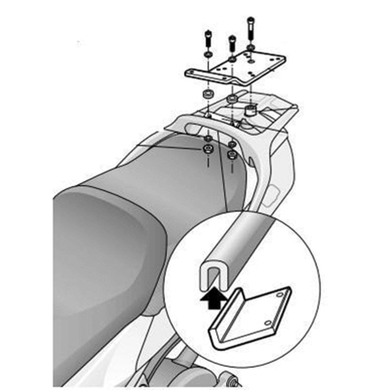 Yamaha Fjr [SHAD] - Kit de montage Top Master - Yamaha