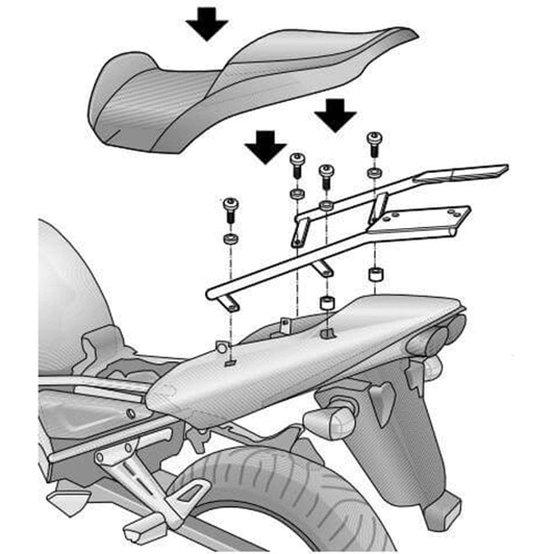Yamaha Fzs 1000 [SHAD] - Kit di montaggio Top Master - Yamaha
