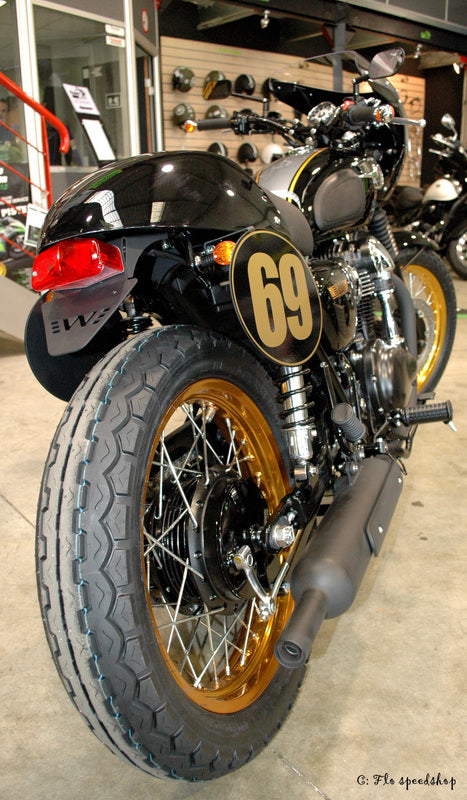 Kawasaki W 650 [ACCESS DESIGN] - portatarga passaruota nero Kawasaki W800