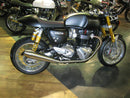 Triumph Thruxton 1200 [ACCESS DESIGN] - support de plaque d'immatriculation passage de roue noir Triumph Thruxton 1200