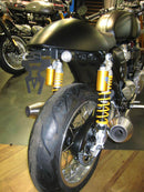 Triumph Thruxton 1200 [ACCESS DESIGN] - support de plaque d'immatriculation passage de roue noir Triumph Thruxton 1200