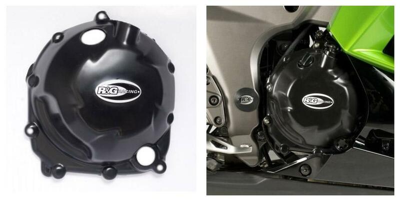 Kawasaki Z 1000 ZR1000F [2014-2016] - Rechte Kurbelgehäusedeckelschutz Schwarz Kawasaki Z1000/SX