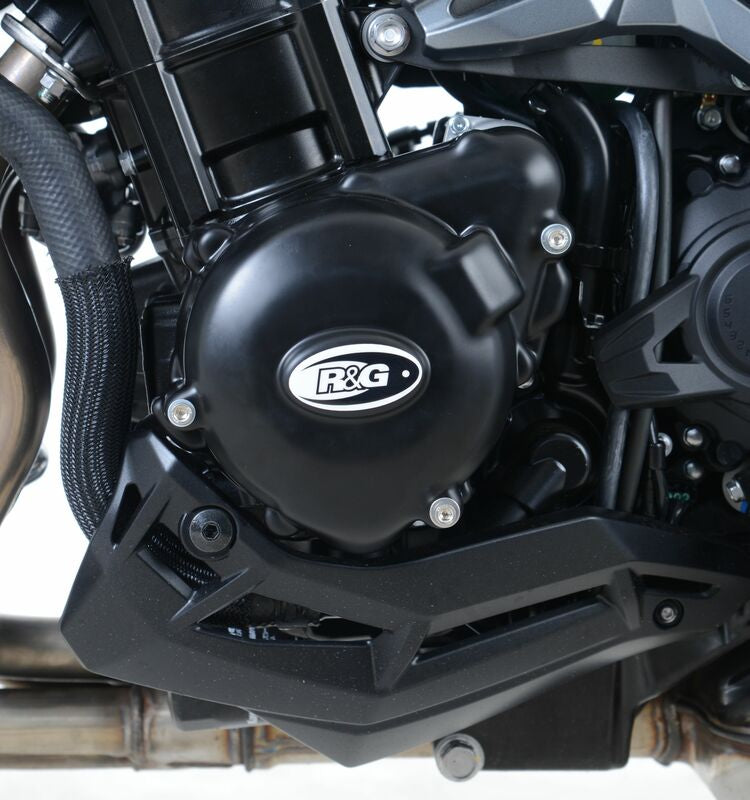 Kawasaki Z 900 A2 ABS ZR900D [2018-2019] - Protecteur de couvercle de carter gauche noir Kawasaki Z900
