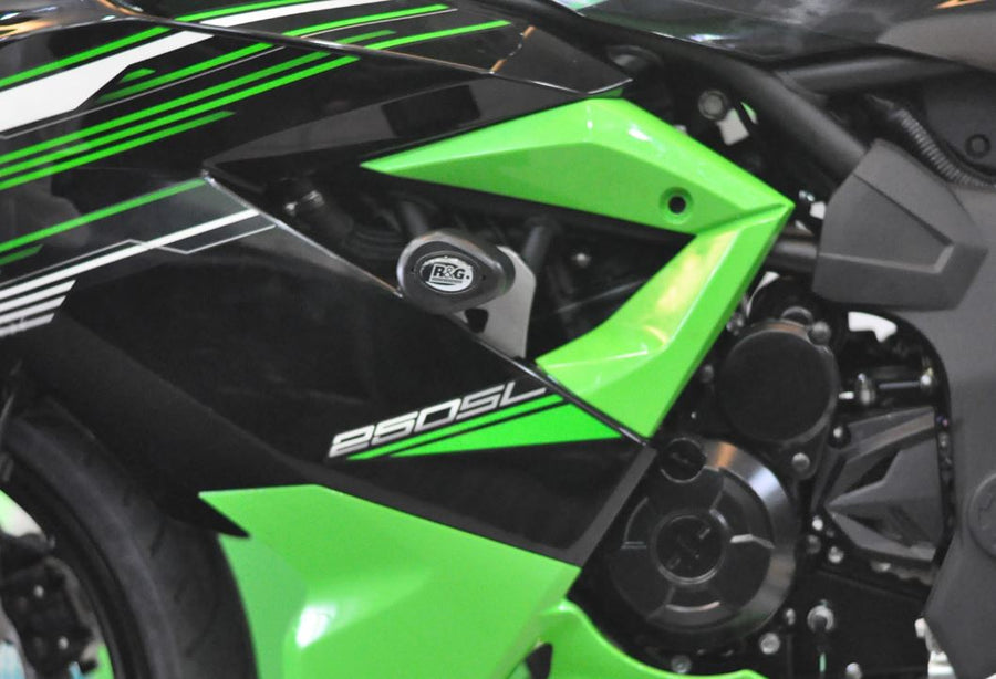 Kawasaki Ninja 250 SL ABS (BX 250 B) [2015-2016] - Tamponi aerodinamici neri Kawasaki Ninja 250SL