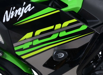 Kawasaki NINJA 400 ABS KRT EDITION EX400G [2018-2021] - Aero Sturzpad weiß Kawasaki Ninja 400/Z400