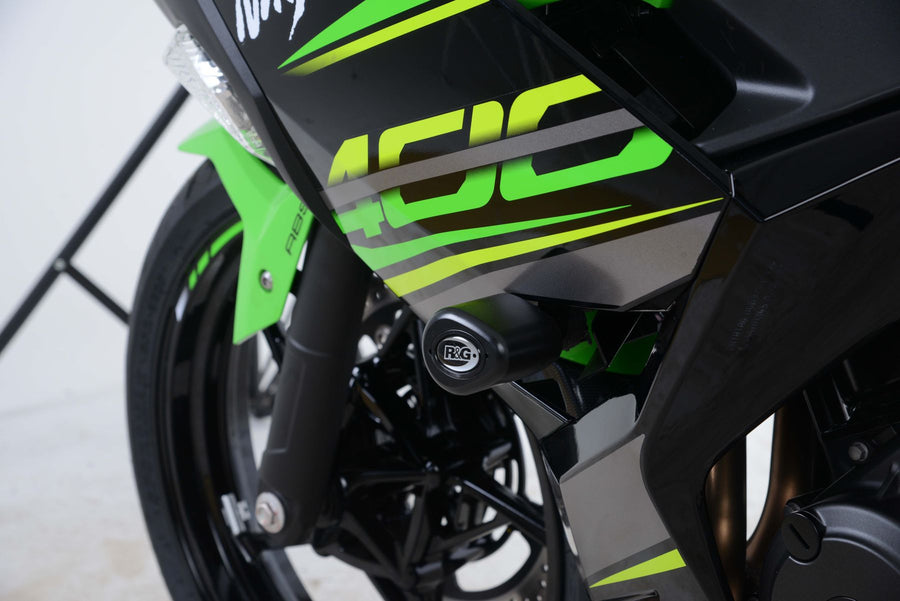 Kawasaki NINJA 500 SE [2024-2025] - Crash pad aero bianco Kawasaki Ninja 400/Z400