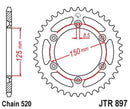 CFMoto 800 MT CF800-7 [JT SPROCKETS] - Standard Stahlritzel hinten-1