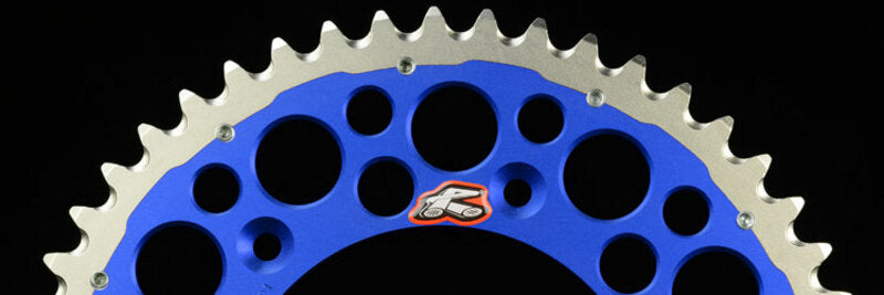 Ktm 640 Adventure [RENTHAL] - TwinColor sprocket aluminum self-cleaning bi-component - 520