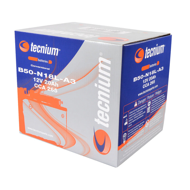 Honda Gl 1500 [TECNIUM] - Batterie plomb/acide avec pack acide - B50-N18L-A3