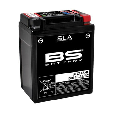 Suzuki Gs 750 [BS BATTERY] - Batterie sans entretien SLA activée en usine - BTX14AHL / BB14L-A2/B2