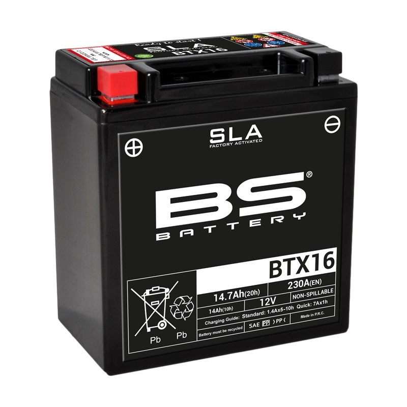 Kawasaki Vn 700 [BS BATTERY] - Batteria senza manutenzione SLA attivata in fabbrica - BTX16