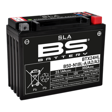 Yamaha Xs 1100 [BS BATTERY] - Batteria senza manutenzione SLA attivata in fabbrica - BTX24HL/B50-N18L-A/A2/A3