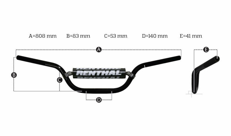 Gasgas Sm 700 [RENTHAL] - Fatbar 822 KTM Niedriger Lenker