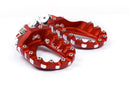 Husqvarna Te 125 [S3] - Hard Rock Enduro footrests aluminum red