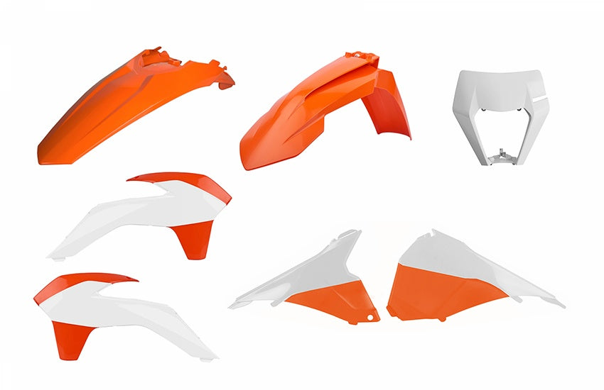 KTM 250 EXC F [2014-2016] - Enduro Restyling Plastik-Kit Originalfarbe KTM EXC