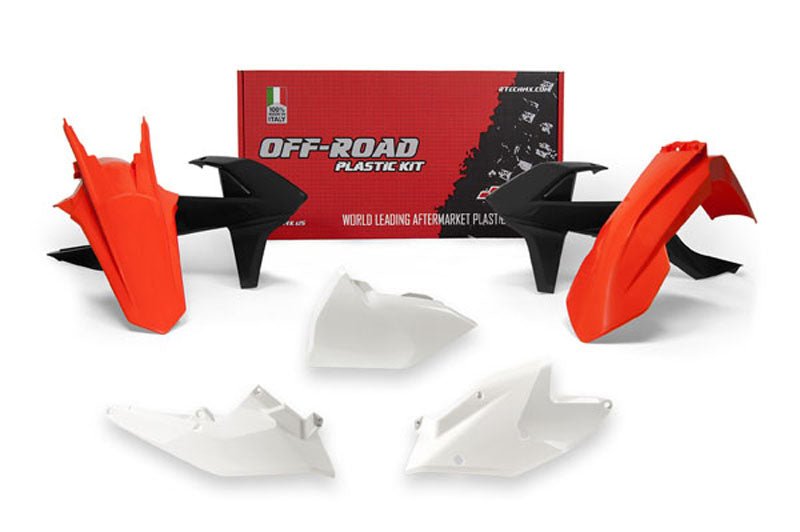 KTM 125 EXC SIX Days [2017] - Plastik-Kit Originalfarbe (2018) rot/weiß/schwarz KTM