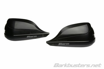 Suzuki GSX 800 S [BARKBUSTERS] - Set paramani Storm con morsetto a punto singolo e estremità del manubrio nero