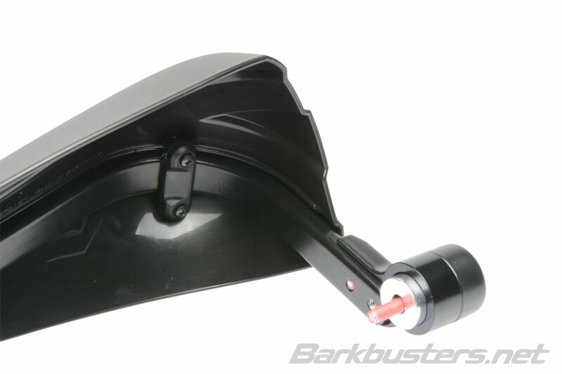 Kawasaki Z 900 [BARKBUSTERS] - Storm Hanguads Set Einpunkt-Klemmhalterung-Lenkerende Schwarz