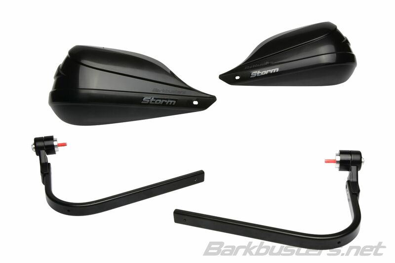 Ktm Duke 390 [BARKBUSTERS] - Storm Hanguads Set Single Point Clamp Mount-Handlebar End Black