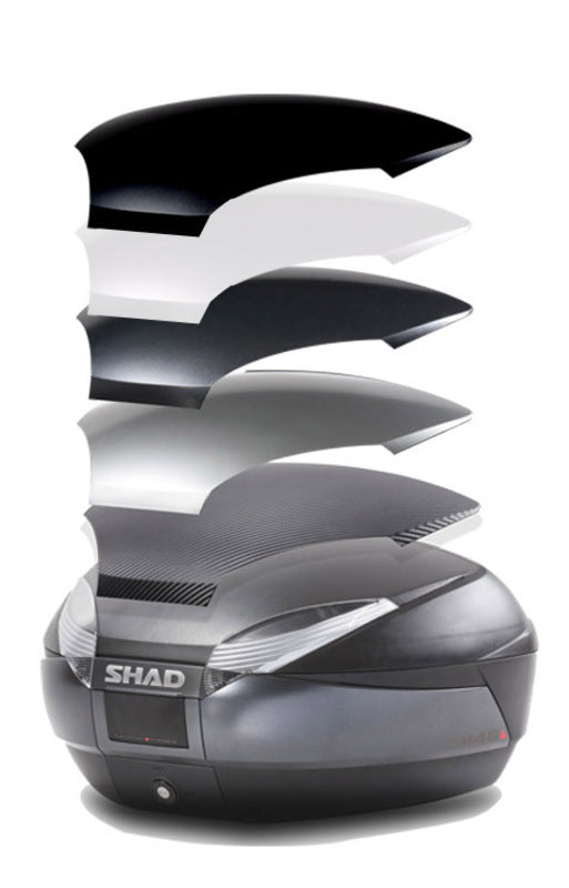 Bauletto Kymco Agility 125 [SHAD] - SH48DG - Grigio scuro/Nero