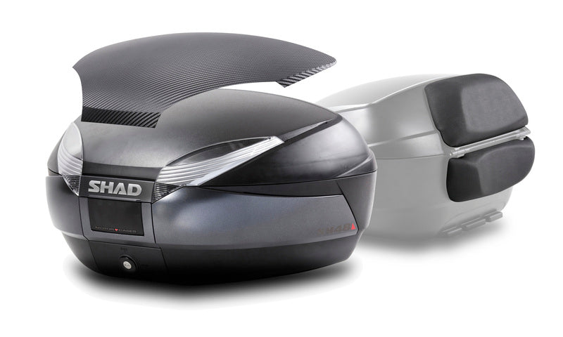 Yamaha X-Max 300 Tech Max + [SHAD] - SH48 DG Bauletto + Schienale Grigio Scuro
