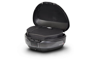 Kymco Ak 550 [SHAD] - SH48 DG Top Case + Rückenlehne Dunkelgrau