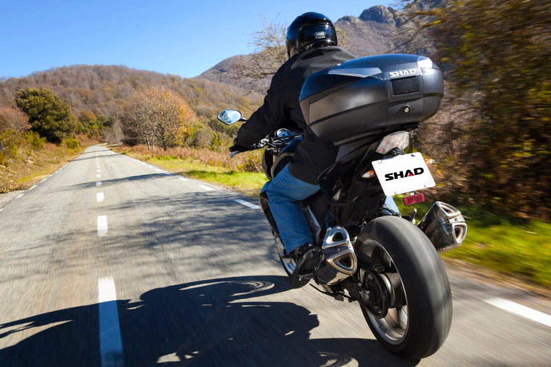 Honda Sh 300 [SHAD] - SH48 DG Top Case + Rückenlehne Dunkelgrau