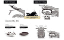 Suzuki V-Strom 1000 Abs [SHAD] - Kit de montage système 4P (latéral)