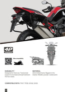 Suzuki V-Strom 1000 Abs [SHAD] - Kit de montage système 4P (latéral)
