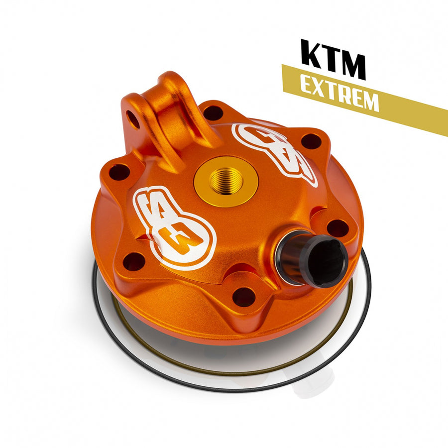 KTM 300 EXC Factory Edition [2015] - Extreme Enduro Zylinderkopf & Insert Kit Niedrige Kompression Orange KTM