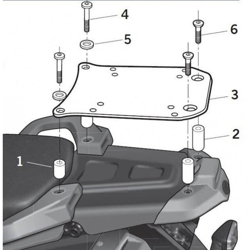 Yamaha XT 660 Z Ténéré [2008-2012] [SHAD] - Top Master Montagesatz