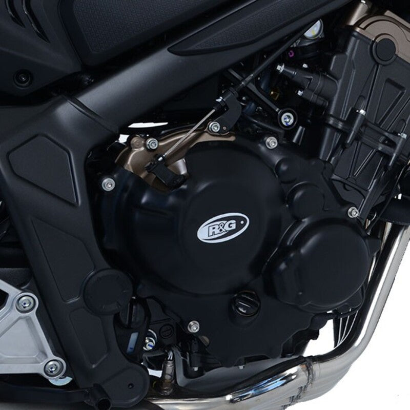 Honda CBR 650 R [2024-2026] - Race Series Linker Motorgehäusedeckelschutz - Schwarz Honda CB650R/CBR650R