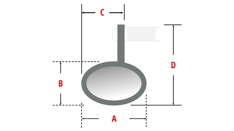 Aprilia Tuono 660 Tu660 [Highsider] - Miroir de la dendre de guidon
