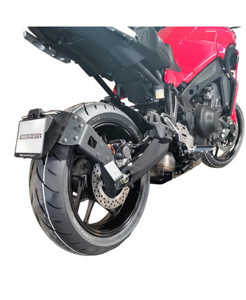 Yamaha Tracer 9 [ACCESS DESIGN] - Portatarga ''Wheel Fitted'' Nero - Yamaha MT-09 Tracer/GT