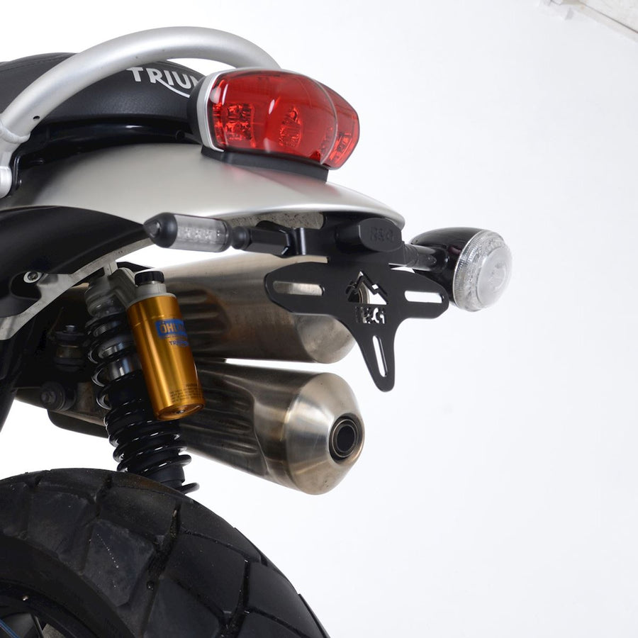 Triumph Scrambler 1200 XC [2022-2023] - Support de plaque d'immatriculation - Noir Triumph 1200 Scrambler XC/XE