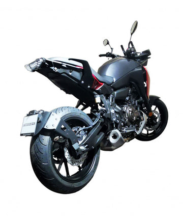 Yamaha Tracer 7 700 [ACCESS DESIGN] - ''Wheel Fitted'' License Plate Holder Black - Yamaha MT-07 Tracer