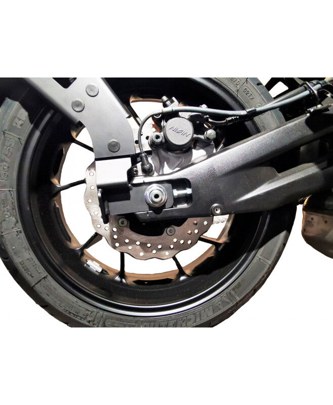 Yamaha Tracer 7 Tracer 7 Gt [ACCESS DESIGN] - Support de plaque d'immatriculation « monté sur roue » noir - Yamaha MT-07 Tracer