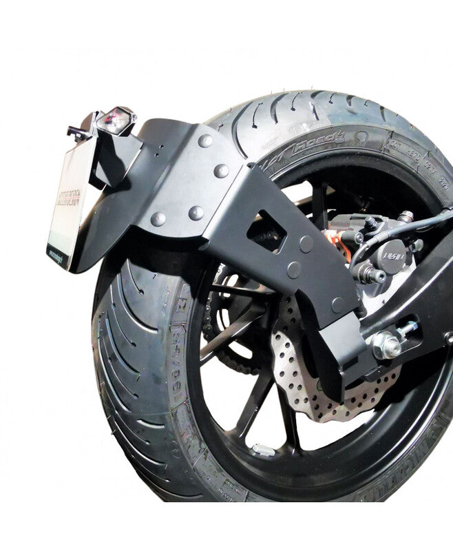 Yamaha Tracer 7 Tracer 7 Gt [ACCESS DESIGN] - Support de plaque d'immatriculation « monté sur roue » noir - Yamaha MT-07 Tracer
