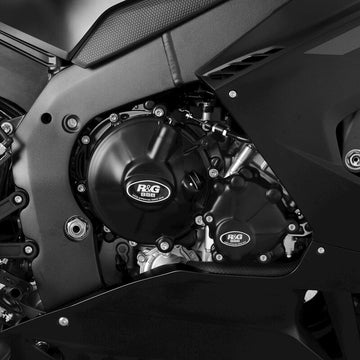 Honda CBR 1000 RR-R FIREBLADE SP [2020-2026] - Protezione copertura carter destro (frizione) Race Series - Nero Honda CBR1000RR-R Fireblade SP