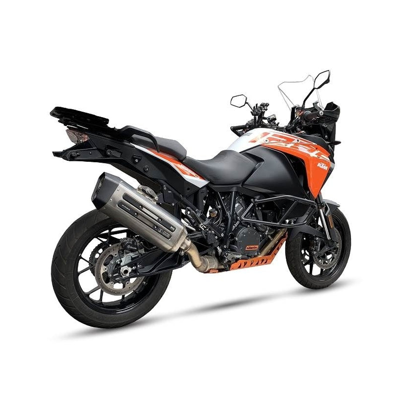 Ktm 1290 Super Adventure [IXIL] - Silenziatore MXT acciaio inox / fondello nero - EM3089SS