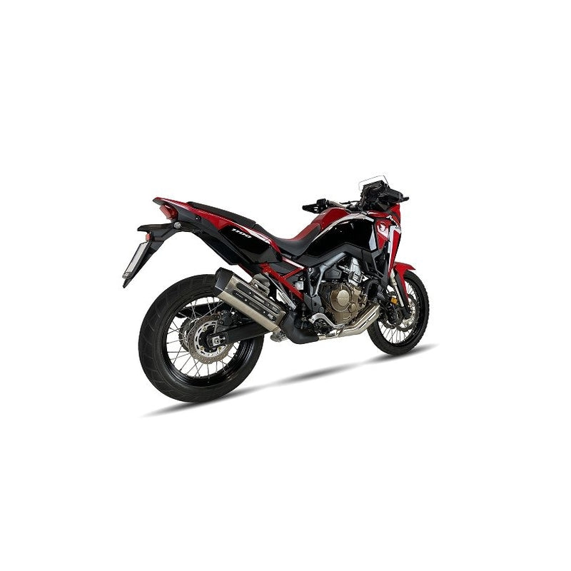 Honda Crf 1100 [IXIL] - Silenziatore MXT acciaio inox / fondello nero - EH6046SS