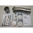 Kawasaki Er 5 [IXIL] - Hexoval muffler stainless steel / end cap stainless steel black - OK7031VSE