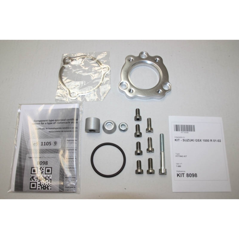 Suzuki Gsx 1000 [IXIL] - Pot d'extrémité Hexoval inox / embout inox noir - OS8098VSE