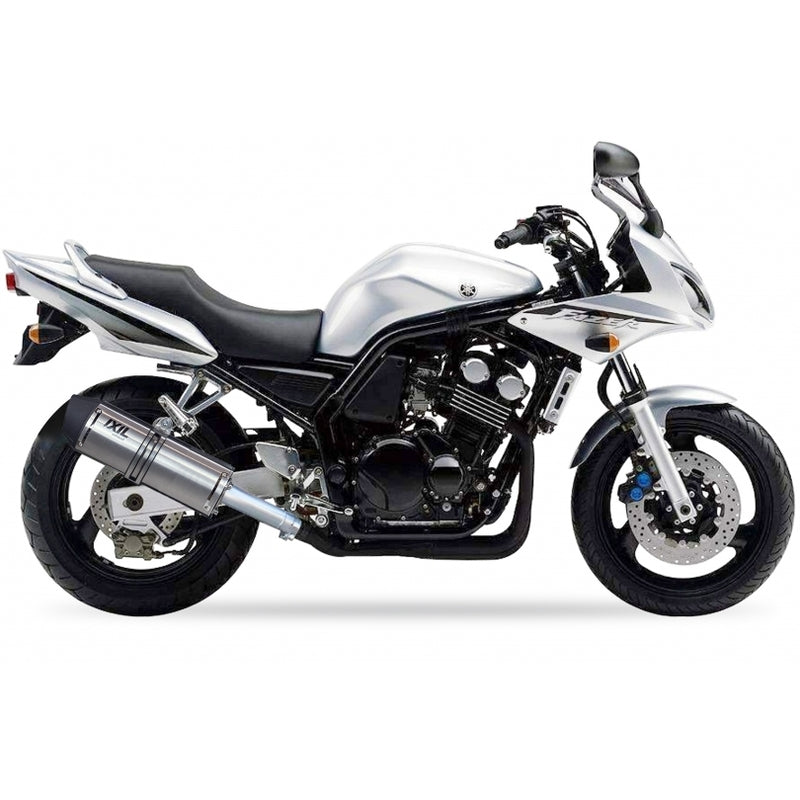 Yamaha Fzs 600 [IXIL] - Silenziatore esagonale in acciaio inox / fondello in acciaio inox nero - OY9063VSE